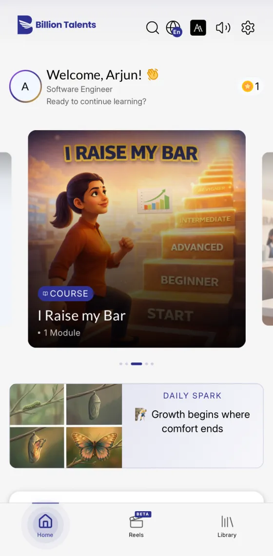 Billion Talents Learning Platform