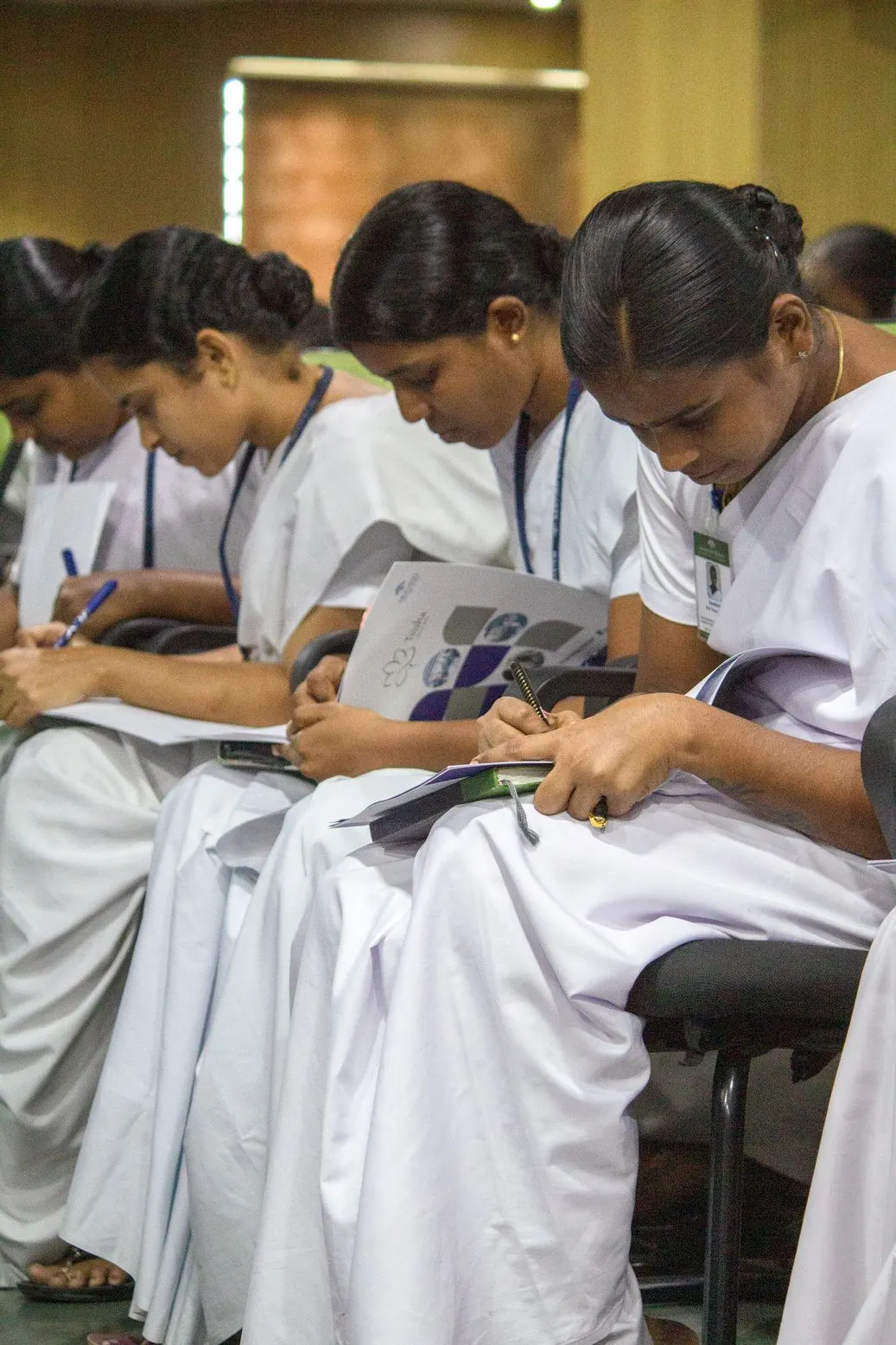 Healthcare staff in a hospital setting